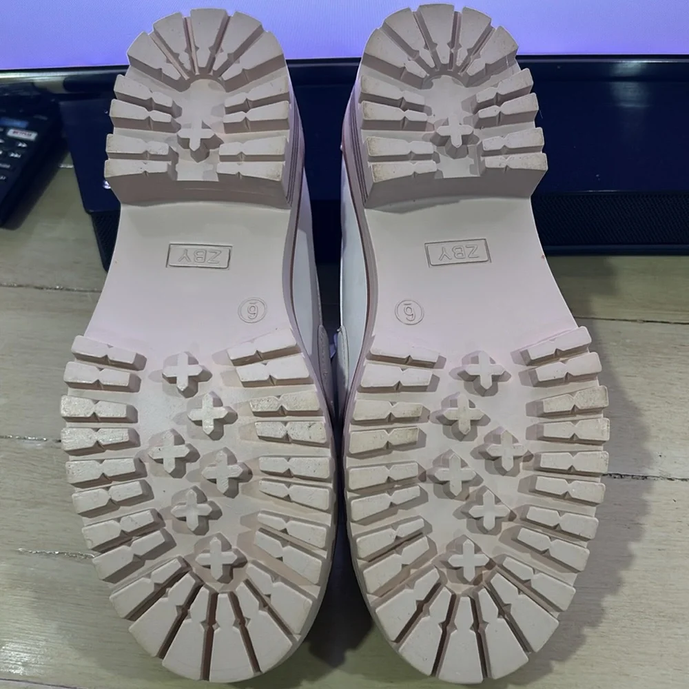 VETASTE Womens Platform Mid Chunky Loafers - Picture 5 of 5